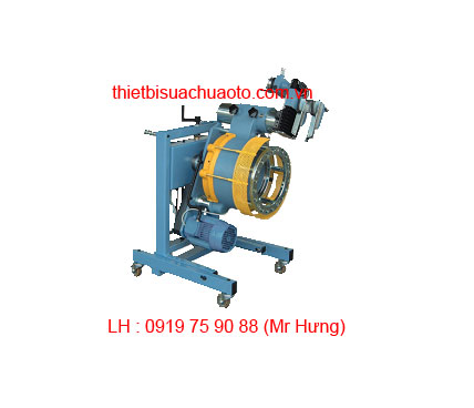 máy tiện láng đĩa phanh trên xe tải xe buýt