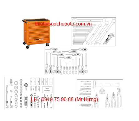 Thùng đồ nghề 7 ngăn 147 chi tiết chuyên dùng sữa chữa